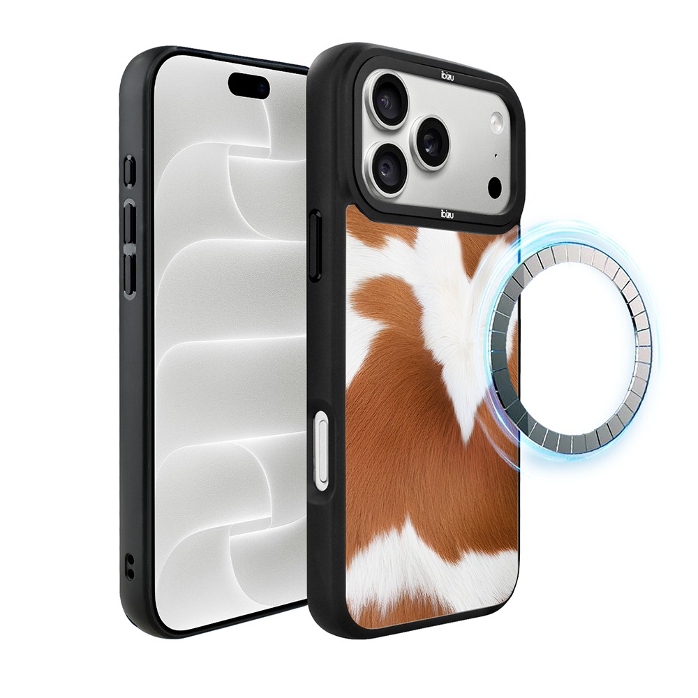 etui do iphone 18 pro ibizu dropguard matt z magsafe, zew natury, alpejska krowa