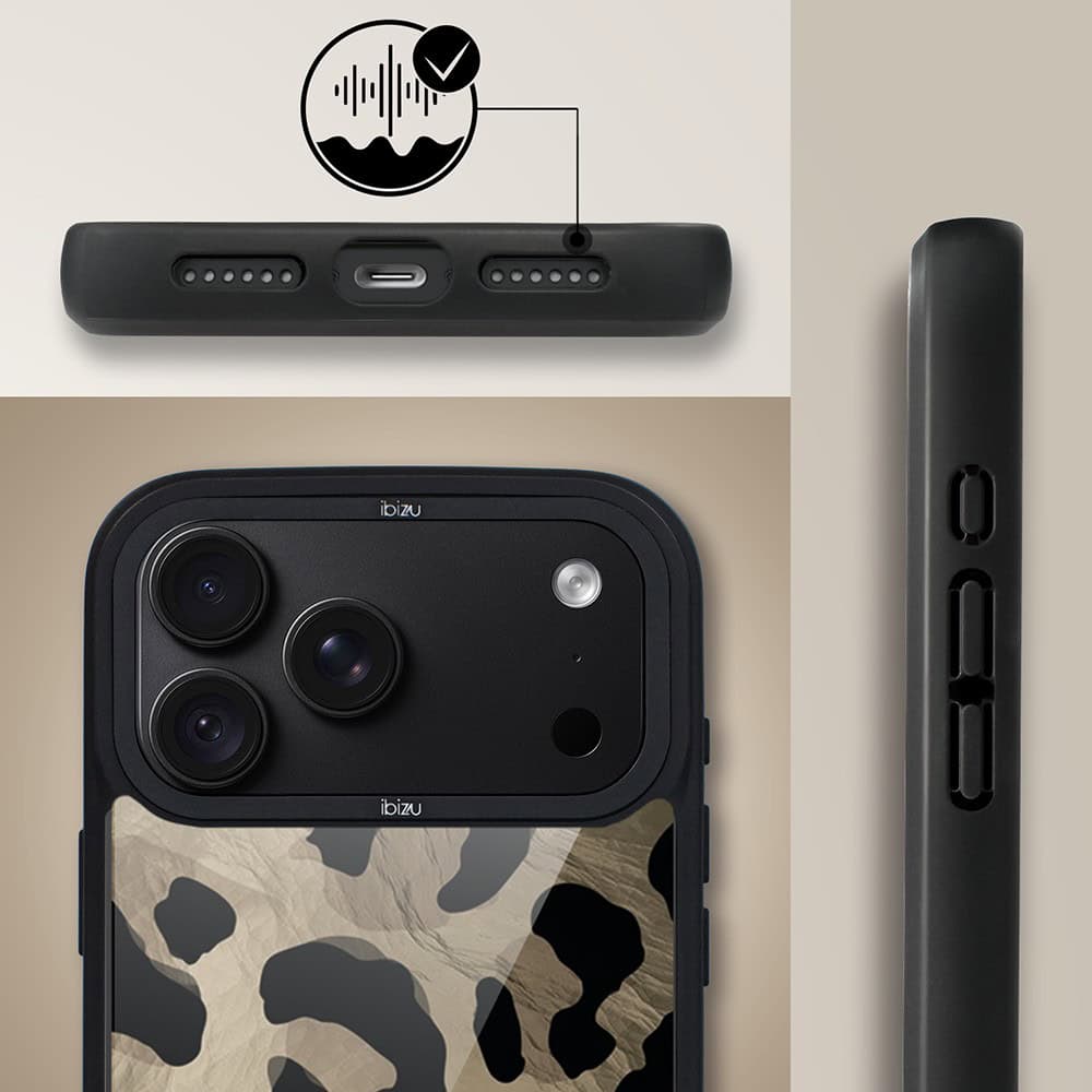 etui do iphone 18 pro ibizu dropguard matt z magsafe, zew natury, dziki leopard
