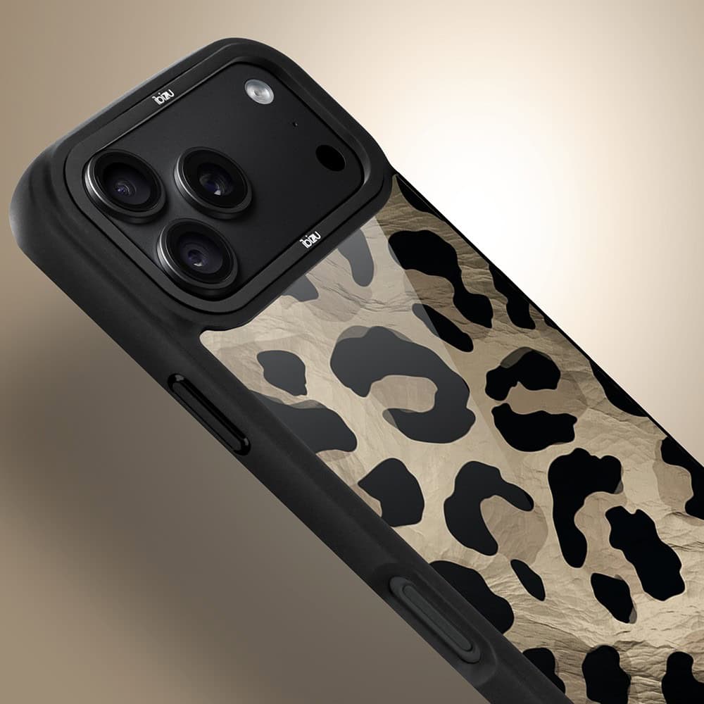 etui do iphone 18 pro ibizu dropguard matt z magsafe, zew natury, dziki leopard