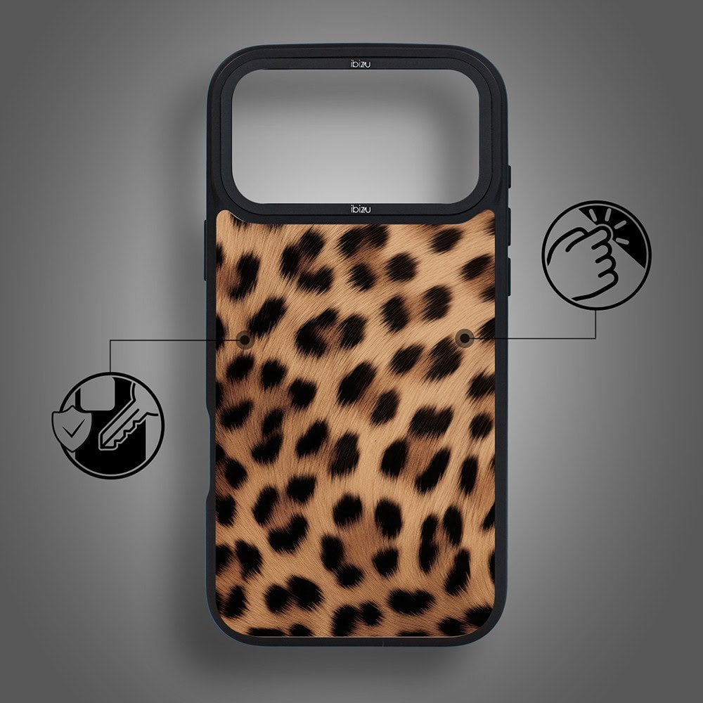 etui do iphone 18 pro ibizu dropguard matt z magsafe, zew natury, pantera