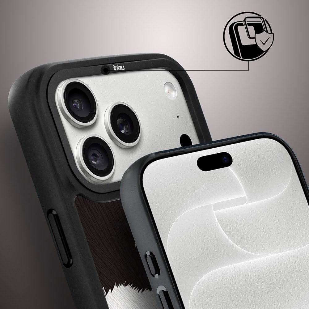 etui do iphone 18 pro ibizu dropguard matt z magsafe, zew natury, polska krowa