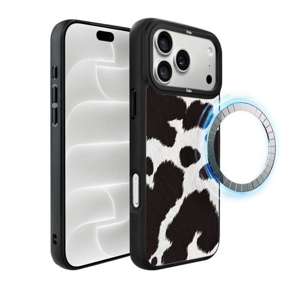 Etui do iPhone 18 Pro IBIZU DropGuard Matt z MagSafe, Zew Natury, Polska Krowa