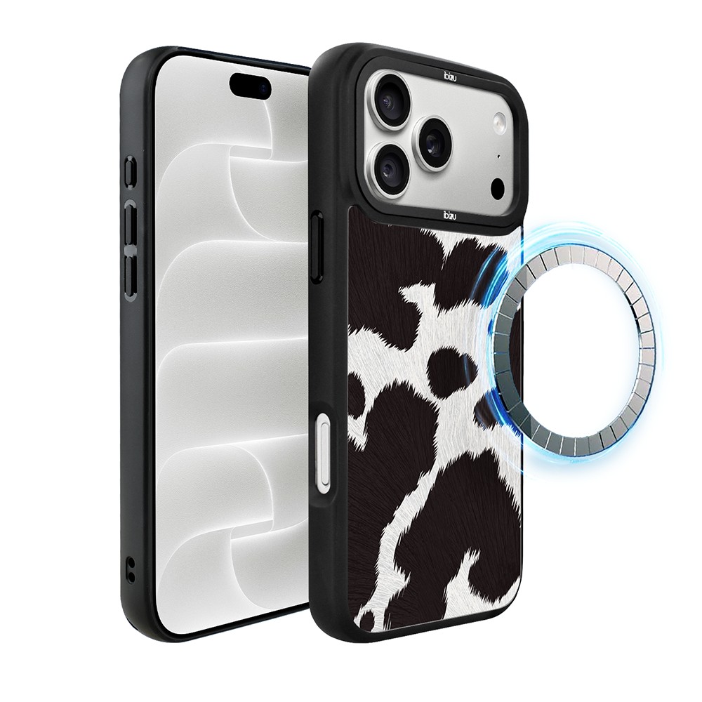 etui do iphone 18 pro ibizu dropguard matt z magsafe, zew natury, polska krowa