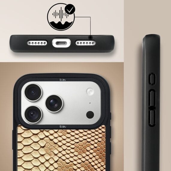 etui do iphone 18 pro ibizu dropguard matt z magsafe, zew natury, wąż