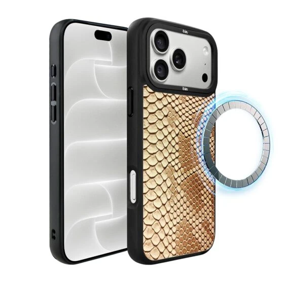 etui do iphone 18 pro ibizu dropguard matt z magsafe, zew natury, wąż