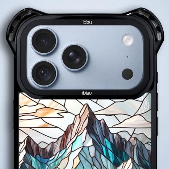 etui do iphone 18 pro ibizu dropguard ultra z magsafe, barwy szkła, górski potok