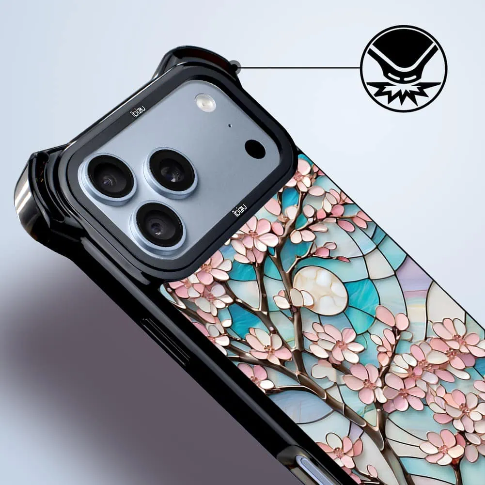 etui do iphone 18 pro ibizu dropguard ultra z magsafe, barwy szkła, księżycowa wiśnia