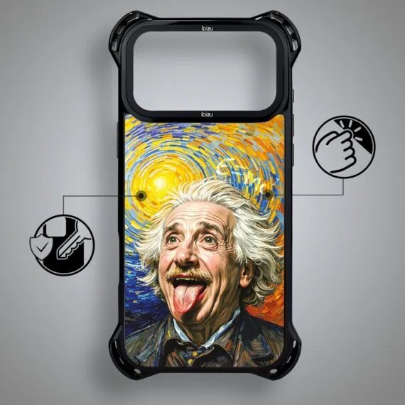 etui do iphone 18 pro ibizu dropguard ultra z magsafe, einstein