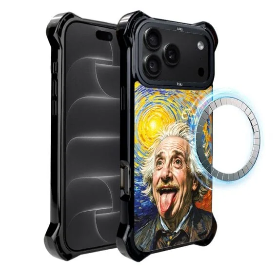 etui do iphone 18 pro ibizu dropguard ultra z magsafe, einstein