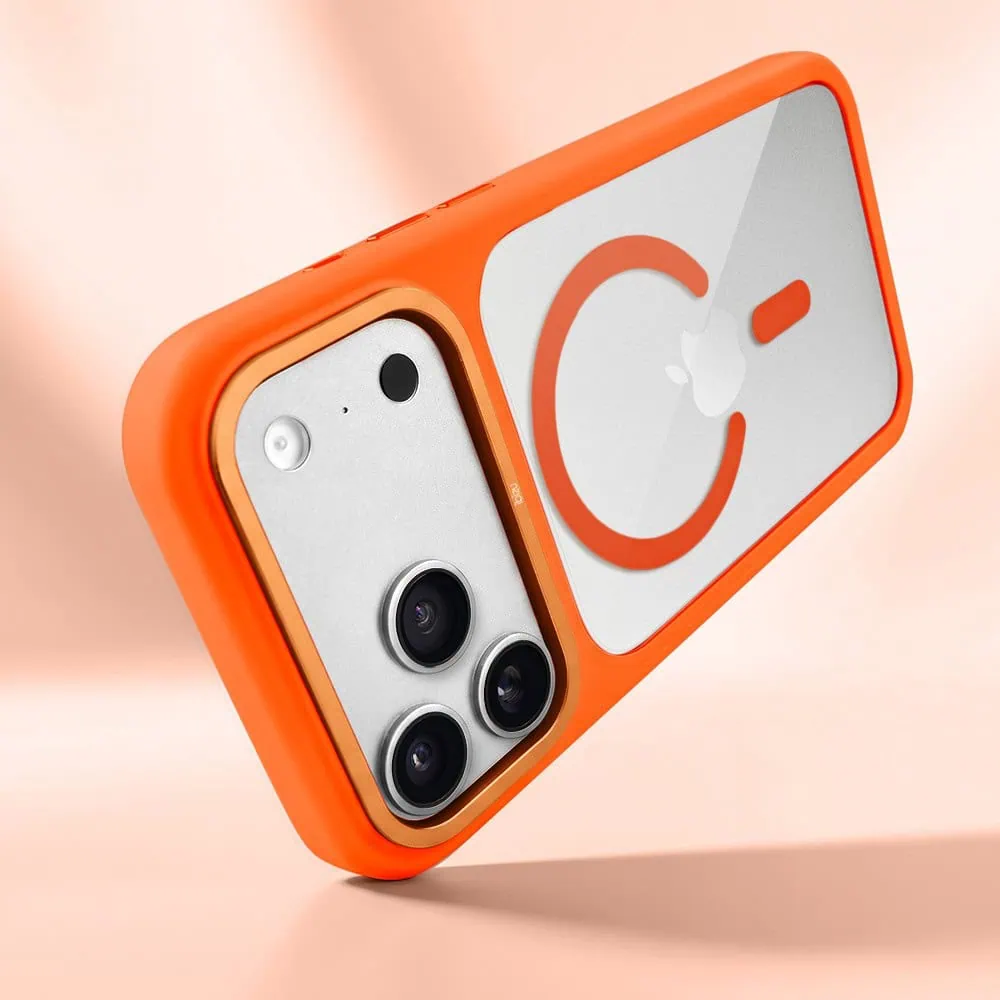 etui do iphone 18 pro ibizu guardabella z magsafe, pomarańczowe