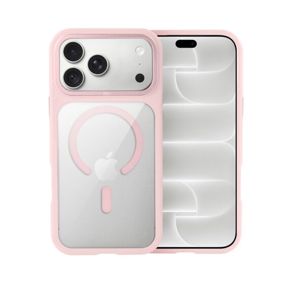 etui do iphone 18 pro ibizu guardabella z magsafe, różowe