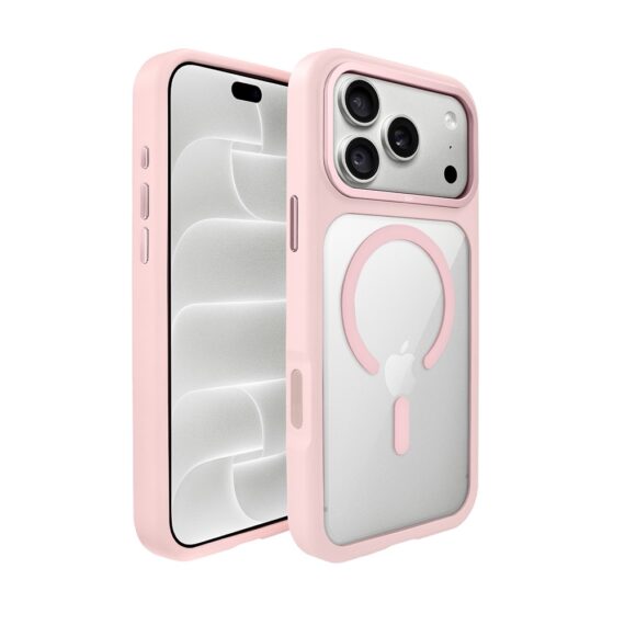 etui do iphone 18 pro ibizu guardabella z magsafe, różowe