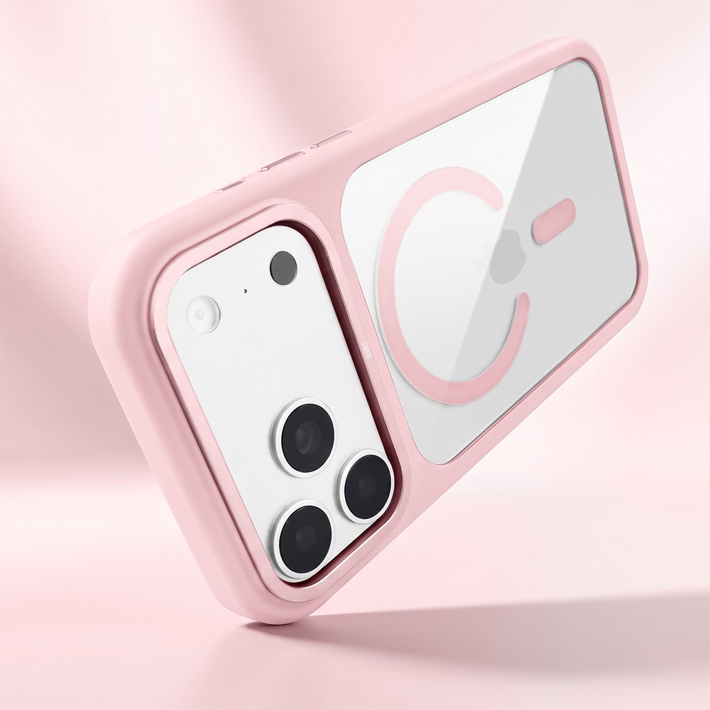 etui do iphone 18 pro ibizu guardabella z magsafe, różowe