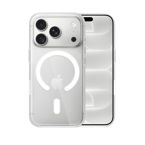 etui do iphone 18 pro max clear case, twardy tył z magsafe, przeźroczyste