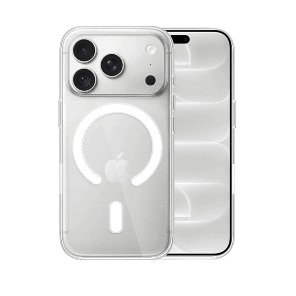 Etui do iPhone 18 Pro Clear Case, twardy tył z MagSafe, przeźroczyste