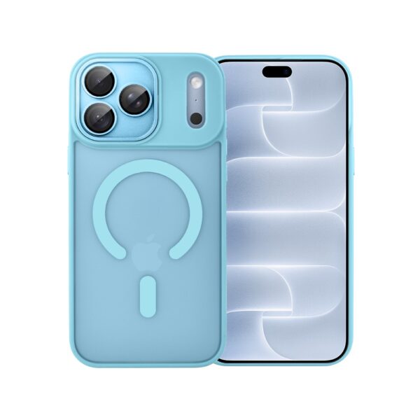 Etui do iPhone 18 Pro Color Flush z MagSafe, z osłoną aparatu, błękitne