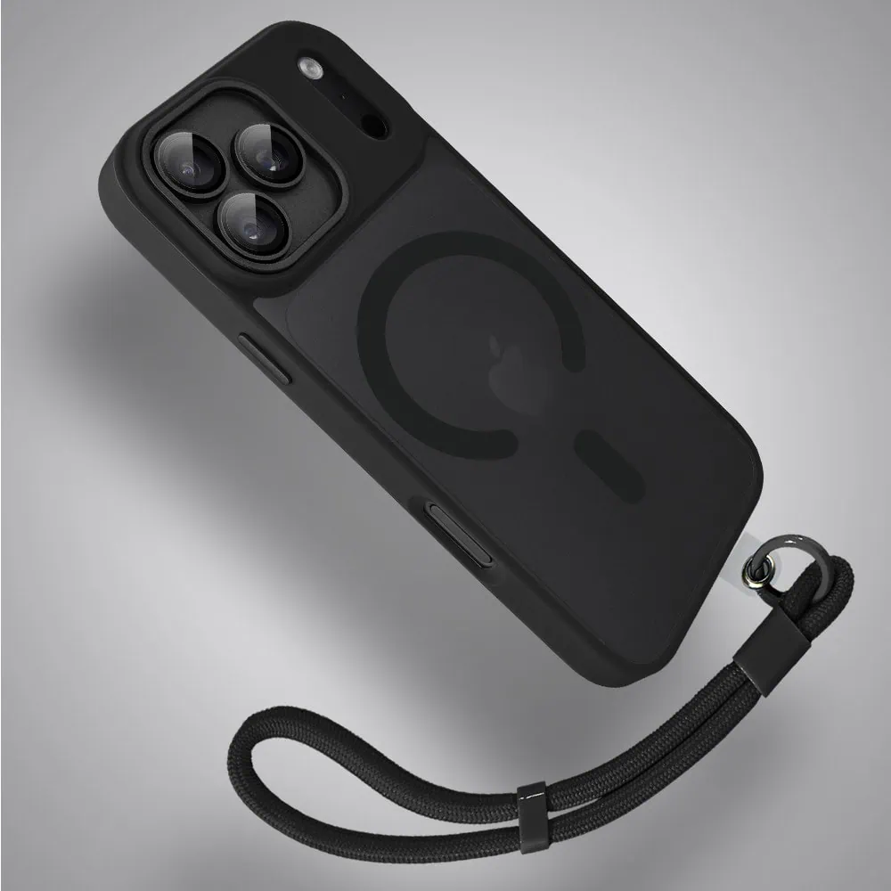 etui do iphone 18 pro max color flush z magsafe, z osłoną aparatu, czarne