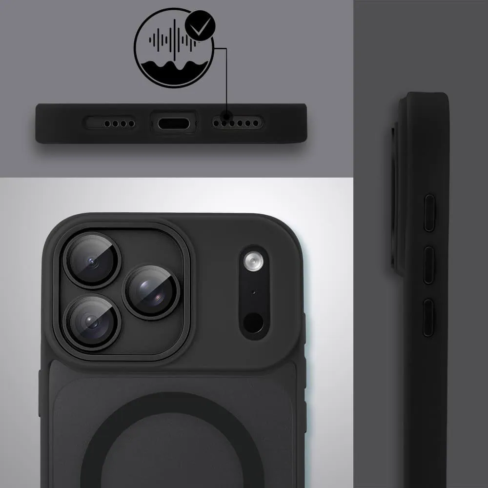 etui do iphone 18 pro max color flush z magsafe, z osłoną aparatu, czarne