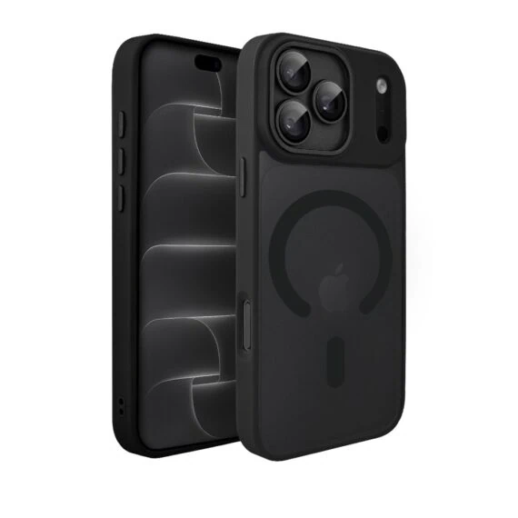 etui do iphone 18 pro max color flush z magsafe, z osłoną aparatu, czarne