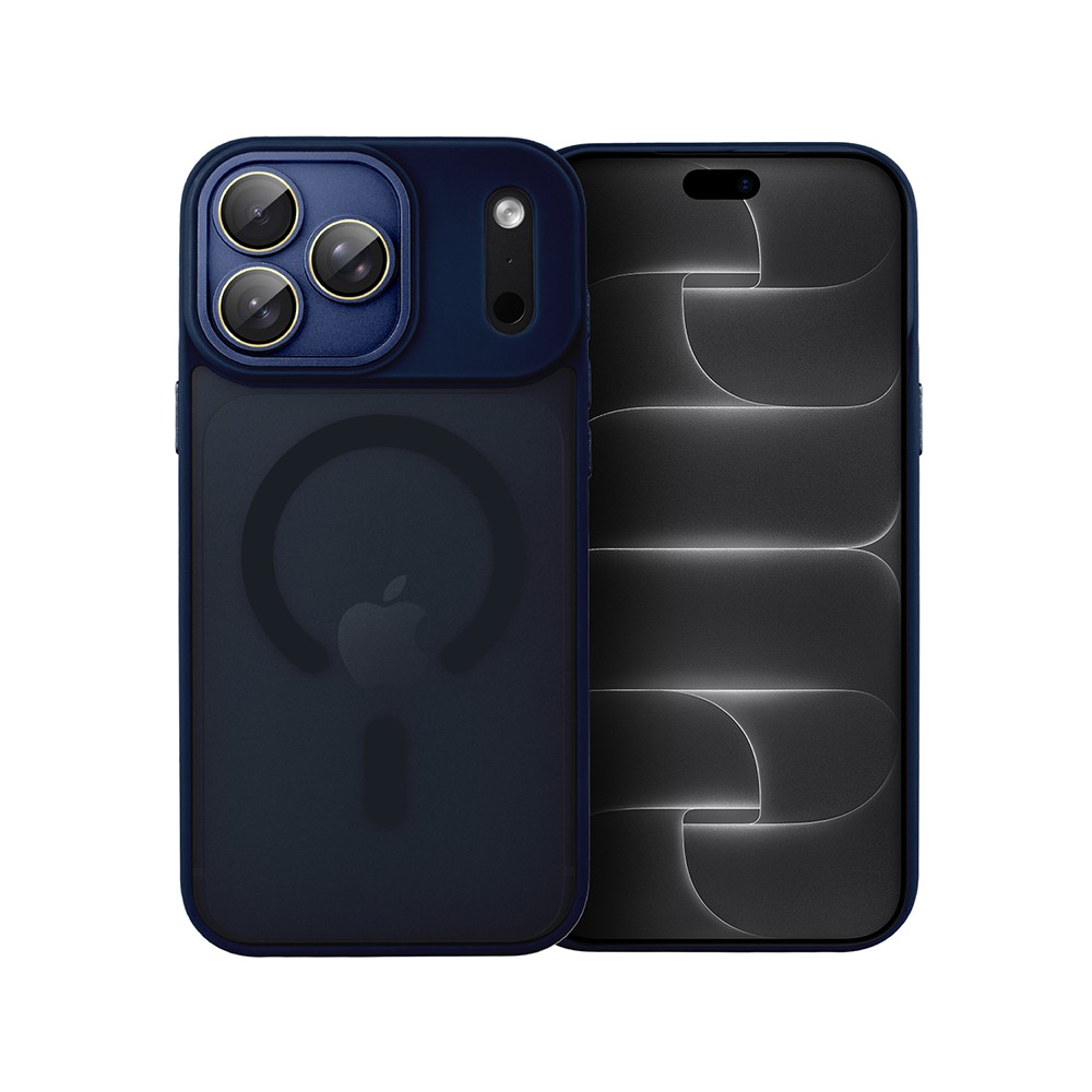 etui do iphone 18 pro max color flush z magsafe, z osłoną aparatu, granatowe