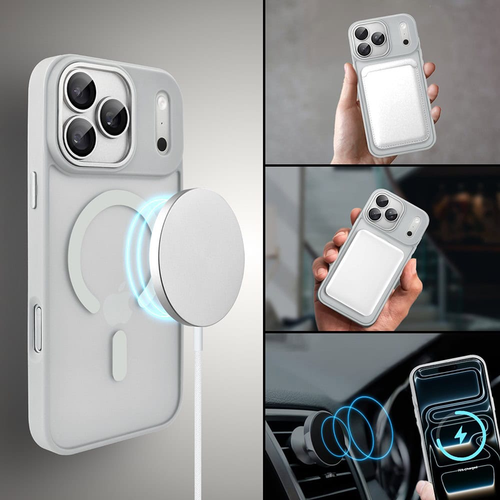 etui do iphone 18 pro max color flush z magsafe, z osłoną aparatu, tytanowe