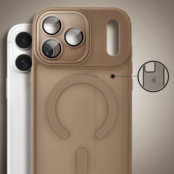 etui do iphone 18 pro max color flush z magsafe, z osłoną aparatu, pustynny brąz