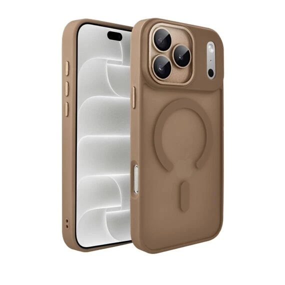 etui do iphone 18 pro max color flush z magsafe, z osłoną aparatu, pustynny brąz