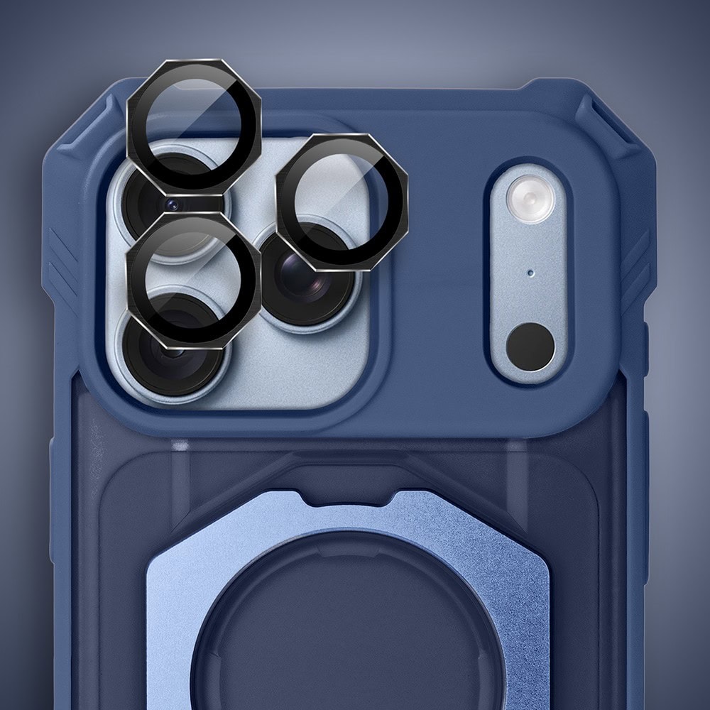 etui do iphone 18 pro max hex armor stand, z magsafe i podstawką, granatowe