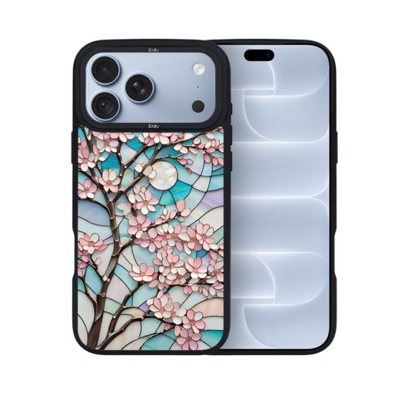 etui do iphone 18 pro ibizu dropguard matt z magsafe, barwy szkła, księżycowa wiśnia