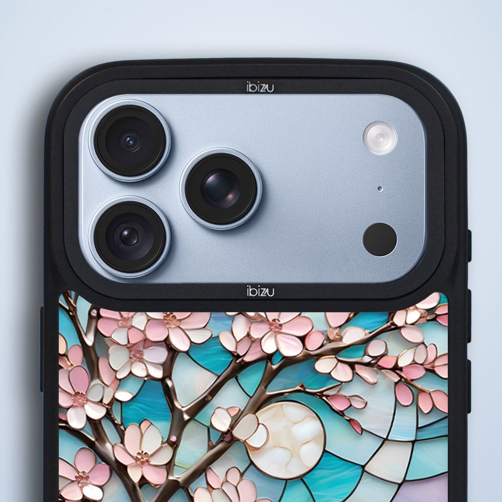 etui do iphone 18 pro ibizu dropguard matt z magsafe, barwy szkła, księżycowa wiśnia