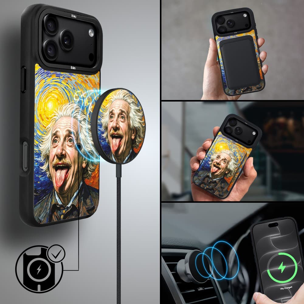 etui do iphone 18 pro max ibizu dropguard matt z magsafe, einstein