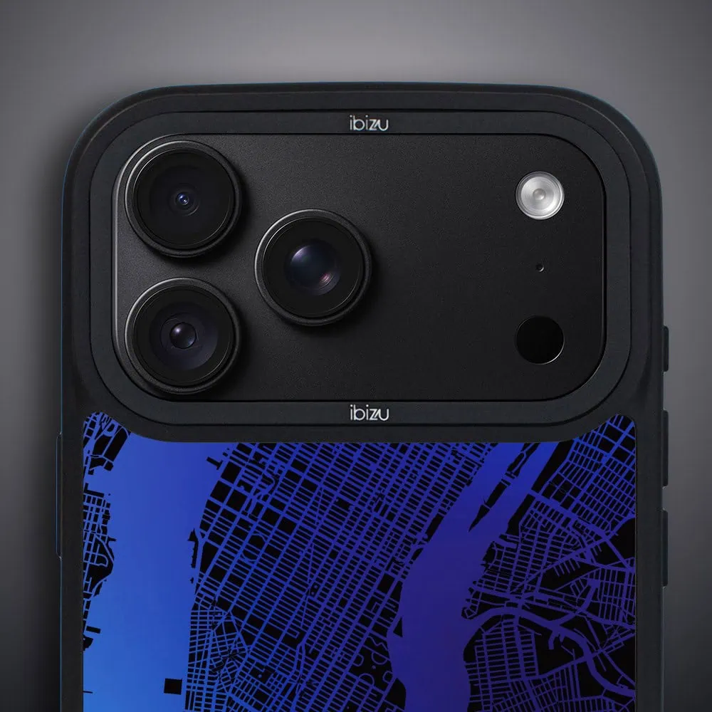 etui do iphone 18 pro max ibizu dropguard matt z magsafe, mapy Świata, new york