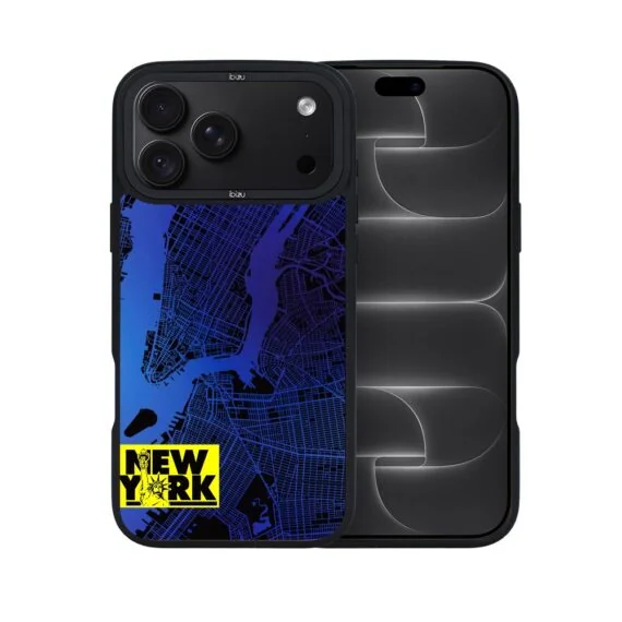 etui do iphone 18 pro max ibizu dropguard matt z magsafe, mapy Świata, new york
