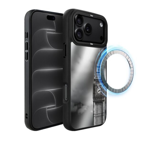 Etui do iPhone 18 Pro IBIZU DropGuard Matt z MagSafe, Noir City, Big Ben