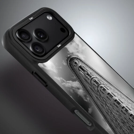 etui do iphone 18 pro max ibizu dropguard matt z magsafe, noir city, flatiron
