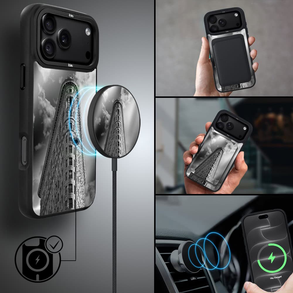 Etui do iPhone 18 Pro Max IBIZU DropGuard Matt z MagSafe, Noir City, Flatiron (7) etui do iphone 18 pro max ibizu dropguard matt z magsafe, noir city, flatiron