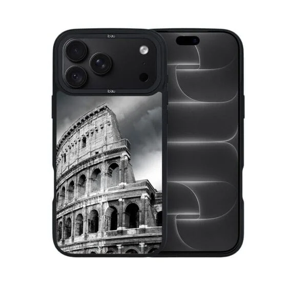 etui do iphone 18 pro max ibizu dropguard matt z magsafe, noir city, koloseum