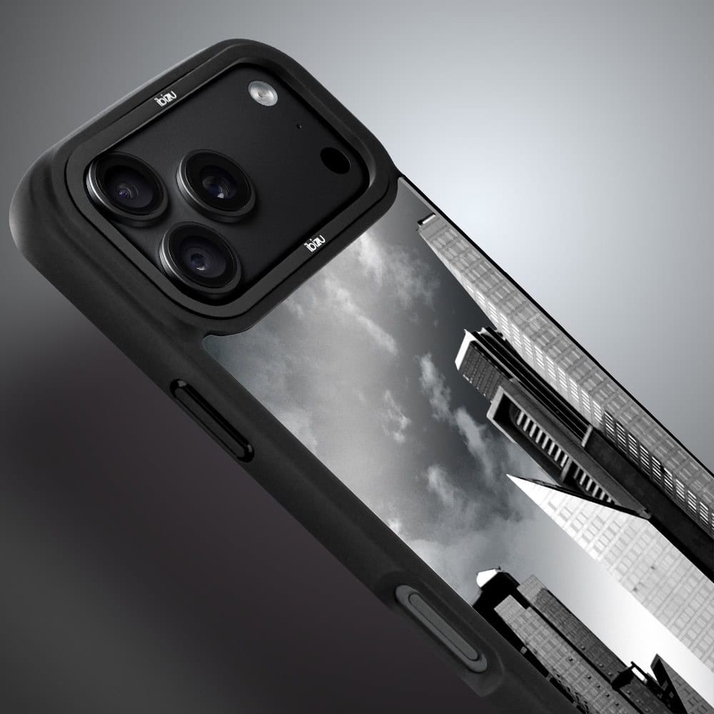 etui do iphone 18 pro max ibizu dropguard matt z magsafe, noir city, manhattan