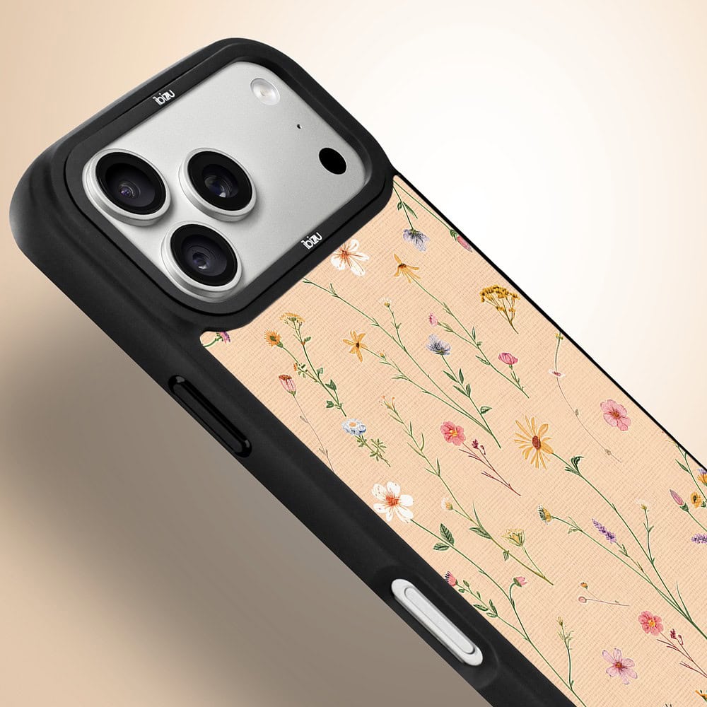 etui do iphone 18 pro max ibizu dropguard matt z magsafe, pastel bloom, koralowa Łąka