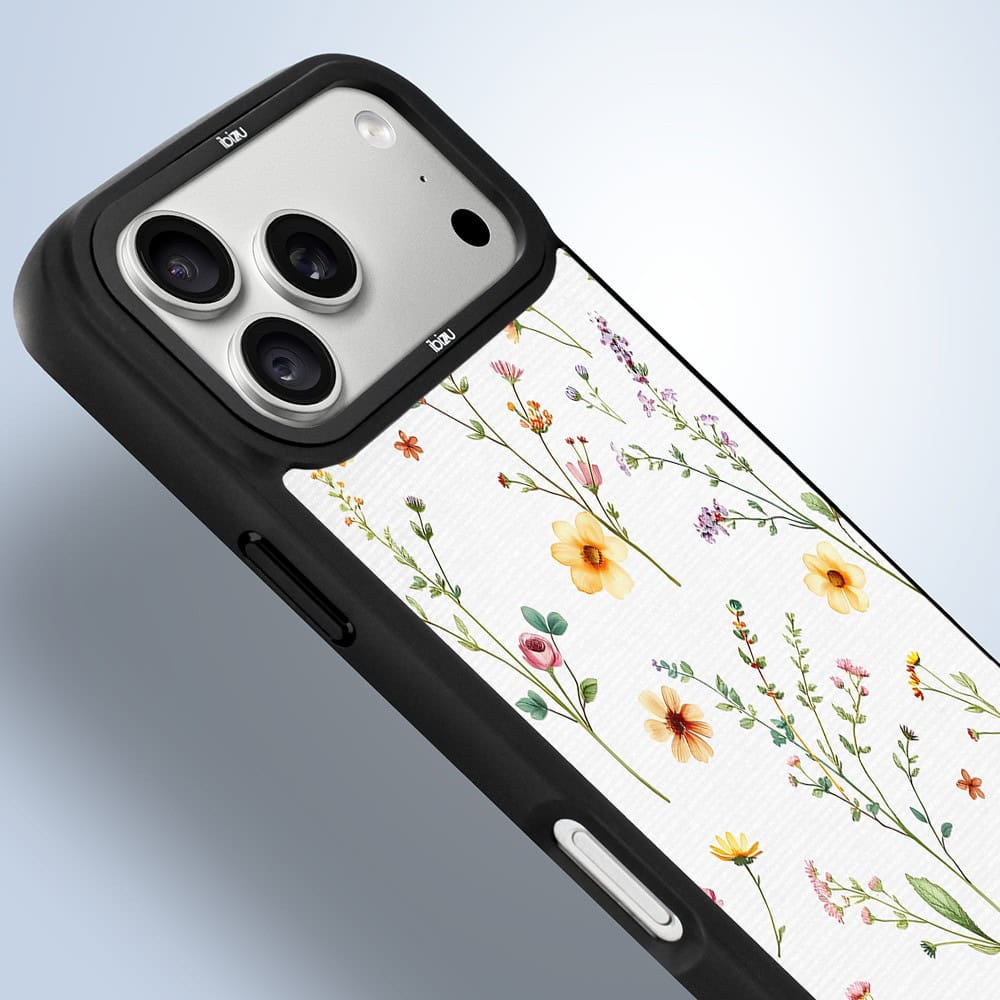 etui do iphone 18 pro max ibizu dropguard matt z magsafe, pastel bloom, letni bukiet
