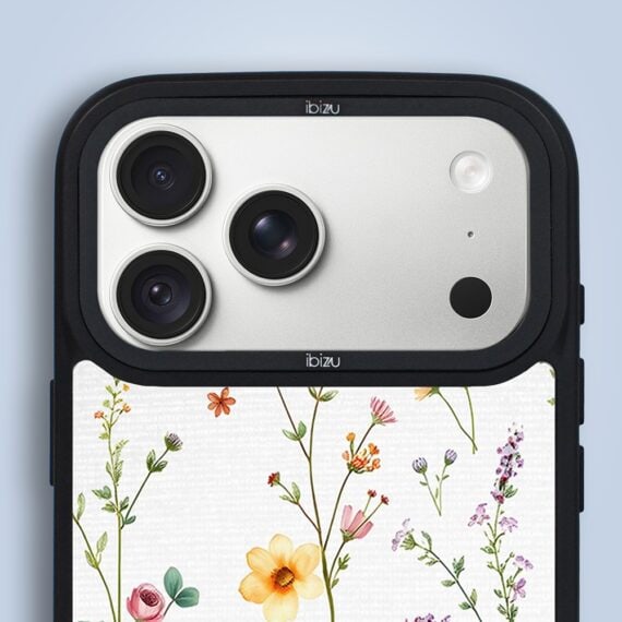 etui do iphone 18 pro max ibizu dropguard matt z magsafe, pastel bloom, letni bukiet