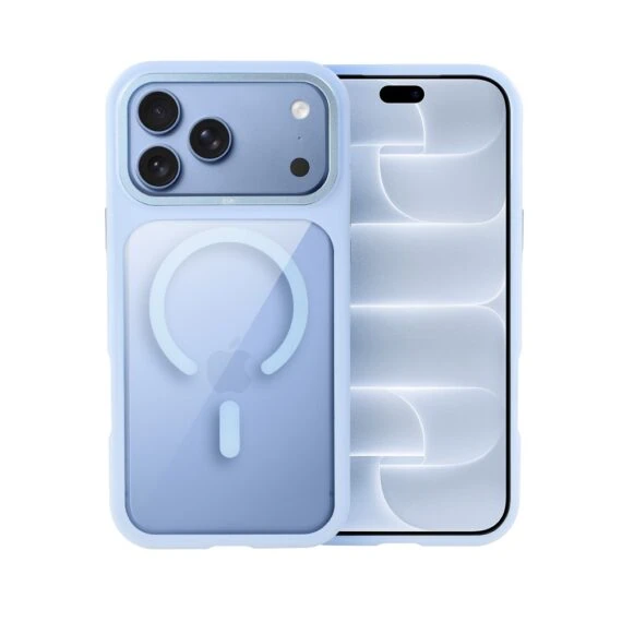 etui do iphone 18 pro max ibizu guardabella z magsafe, błękit lodowca