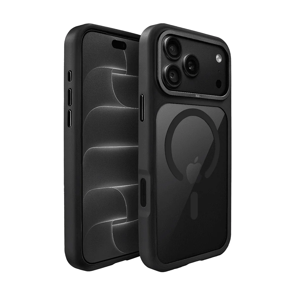 etui do iphone 18 pro max ibizu guardabella z magsafe, czarne
