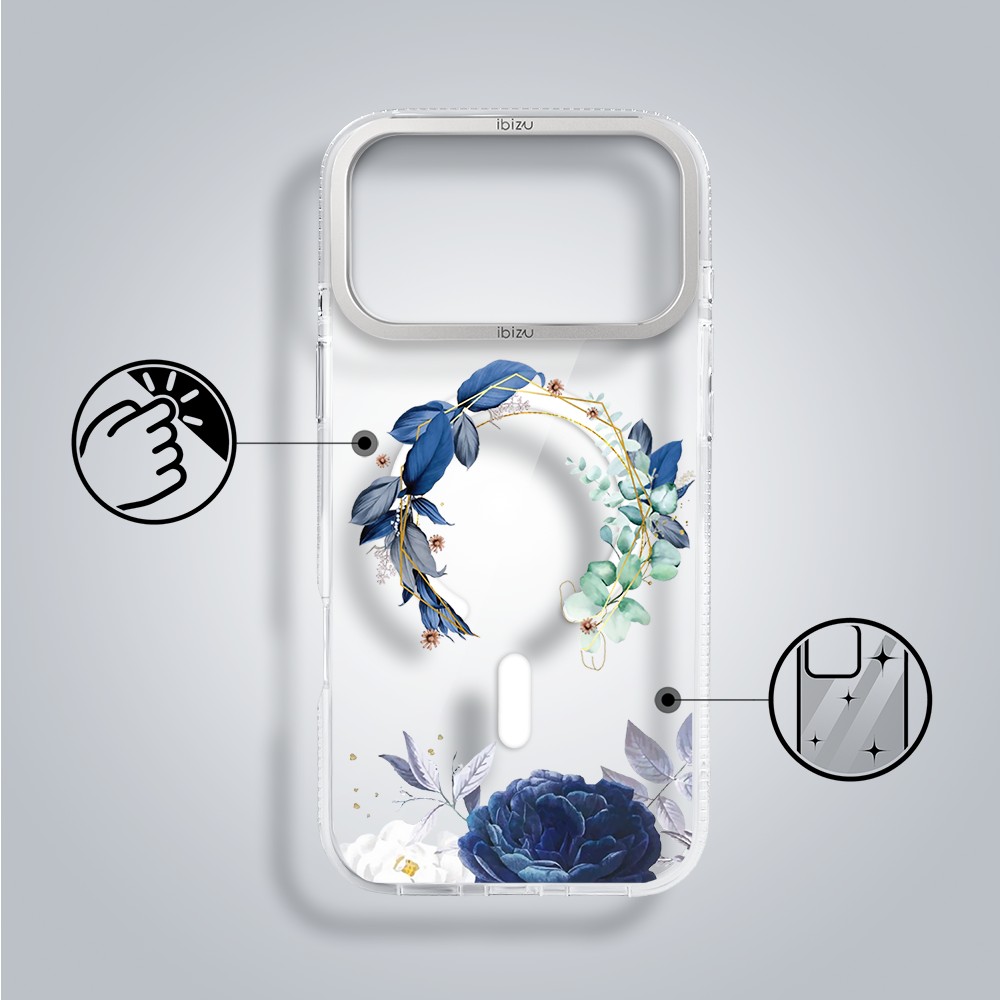 etui do iphone 18 pro max ibizu pretty clear, metalowa osłona aparatu, przeźroczyste do magsafe, obraz van gogh (kopia)