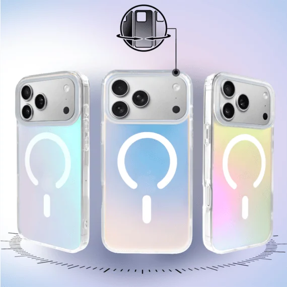etui do iphone 18 pro max, magsafe california sunset, zmieniające kolor