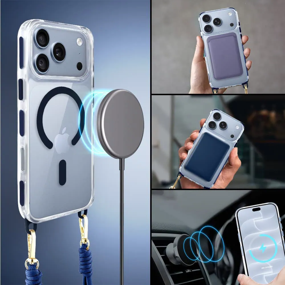 Etui do iPhone 18 Pro Max, MagSafe, ze smyczą, na ramię, crossbody, granatowe (6) etui do iphone 18 pro max, magsafe, ze smyczą, na ramię, crossbody, granatowe