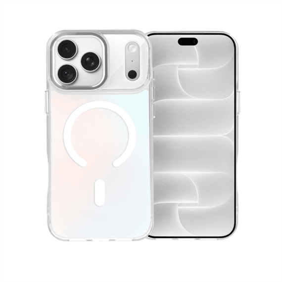 etui do iphone 18 pro max miami vibe z magsafe, zmieniające kolor, białe