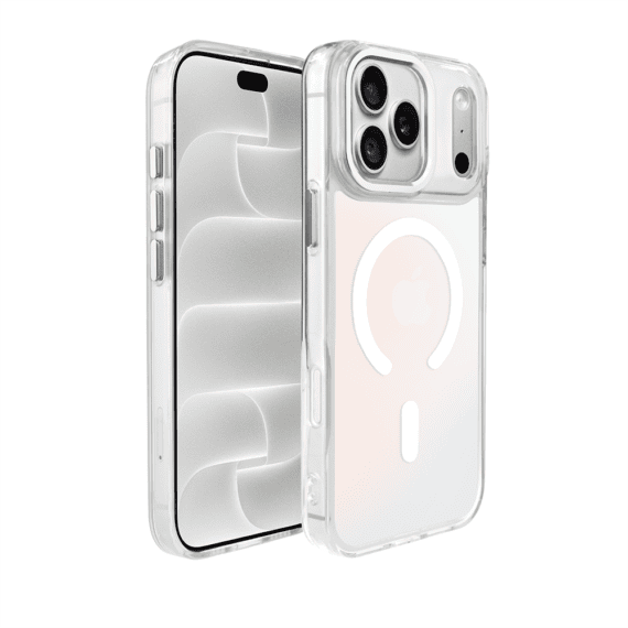 etui do iphone 18 pro max miami vibe z magsafe, zmieniające kolor, białe
