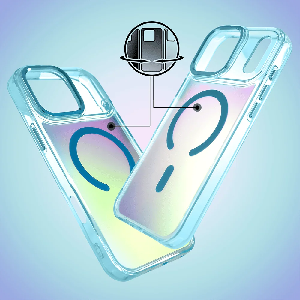Etui do iPhone 18 Pro Max Miami Vibe z MagSafe, zmieniające kolor, niebieskie (7) etui do iphone 18 pro max miami vibe z magsafe, zmieniające kolor, niebieskie