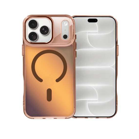 etui do iphone 18 pro max miami vibe z magsafe, zmieniające kolor, tytan pustynny